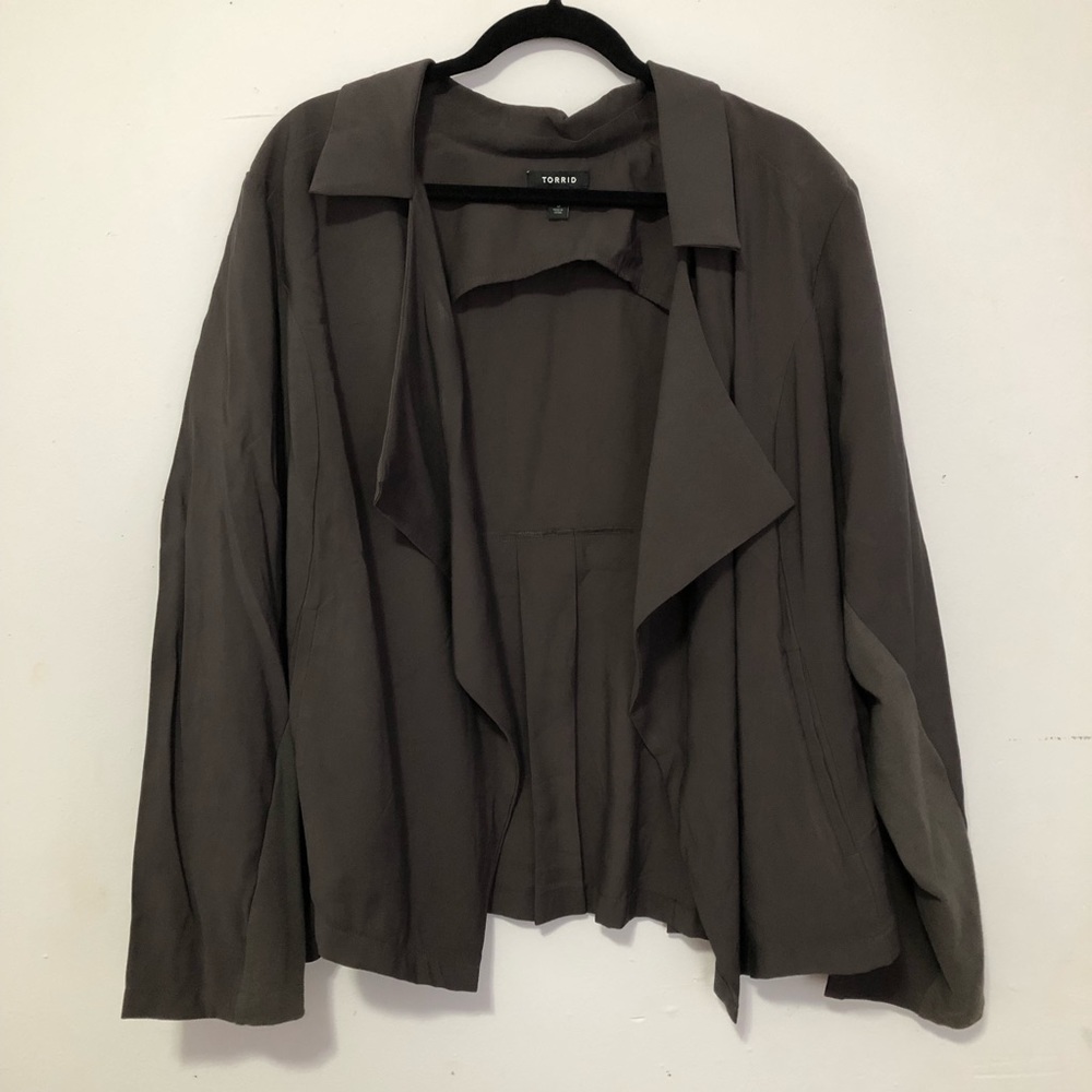 Torrid Drape Front Blazer
